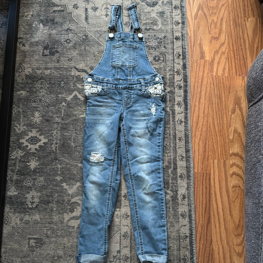 Justice Jeans Overalls for girls size 6